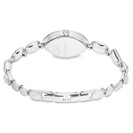 Gema watch Crystal bracelet, Silver tone, Stainless steel